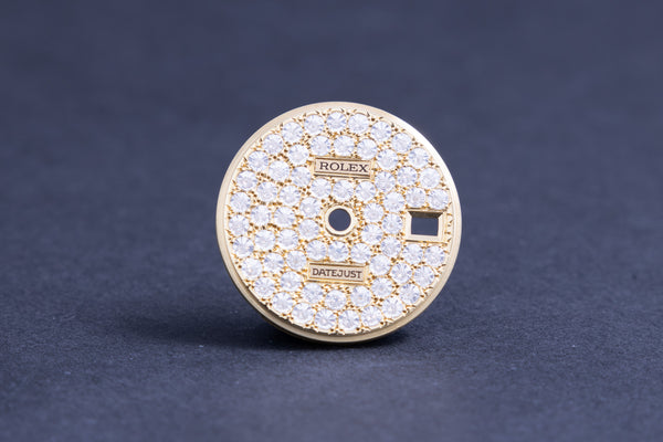 Load image into Gallery viewer, Rolex Ladies Factory Pave Diamond Dial for Datejust FCD20327
