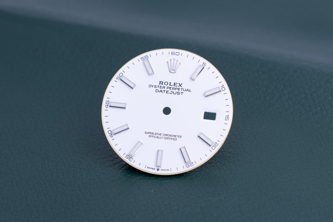 Rolex Datejust 41 White Index dial for model 126300 - 126334 FCD24690