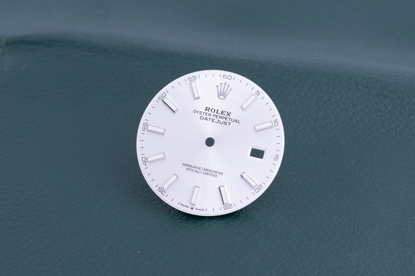 Load image into Gallery viewer, Rolex Silver Index marker Dial for model 126300 - 126334 FCD24758
