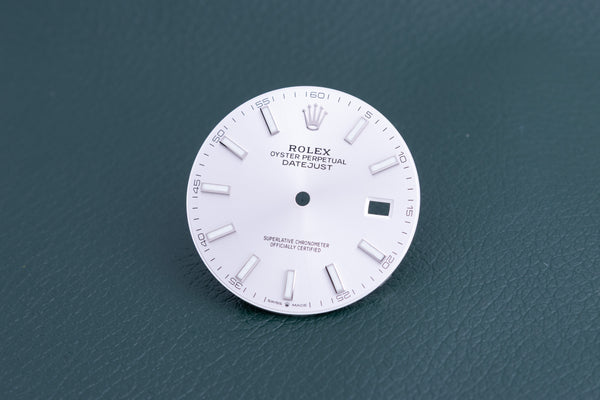 Load image into Gallery viewer, Rolex Silver Index marker Dial for model 126300 - 126334 FCD24769
