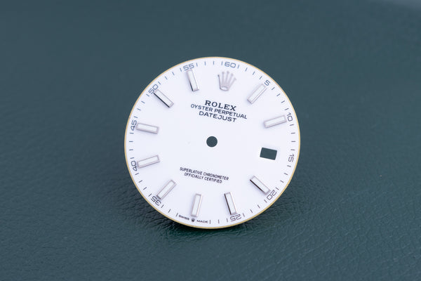 Load image into Gallery viewer, Rolex White Index marker Dial for model 126300 - 126334 FCD24787
