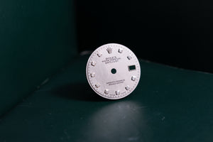 Rolex Ladies Datejust SS Silver Dust Crystal Diamond Dial FCD1137