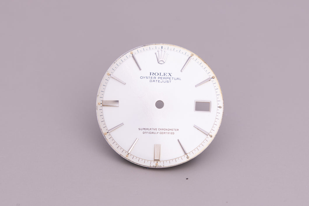 Rolex Datejust Silver Stick door stop marker dial for model 1601 FCD13383