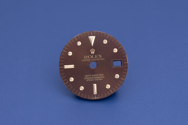 Load image into Gallery viewer, Rolex GMT Master Brown Rugged Nipple Dial for 1675 FCD14758
