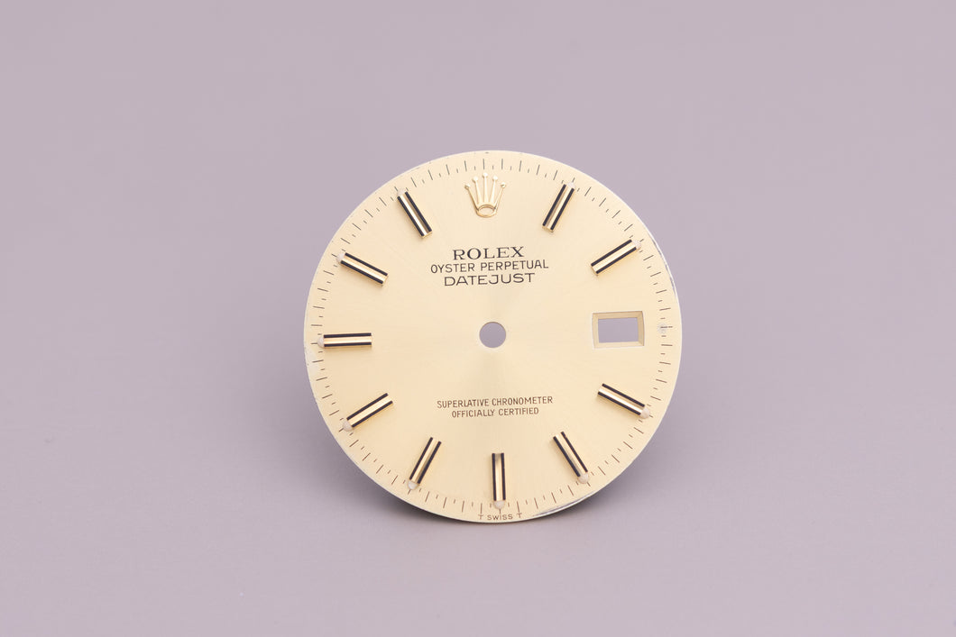 Rolex Mens Datejust Champagne Stick Dial for 16013 FCD14847