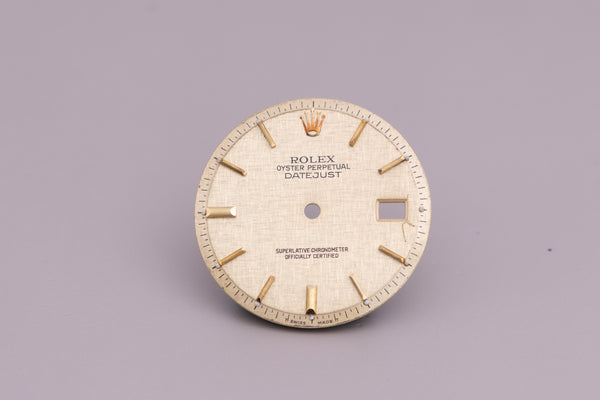 Load image into Gallery viewer, Rolex Mens Datejust Champagne Stick Dial for 1601 - 1603 FCD14857
