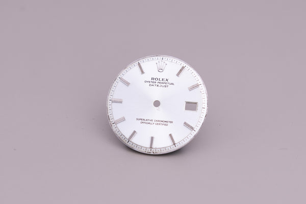 Load image into Gallery viewer, Rolex Mens Datejustsilver Stick Dial for 1601 - 1603 FCD14888
