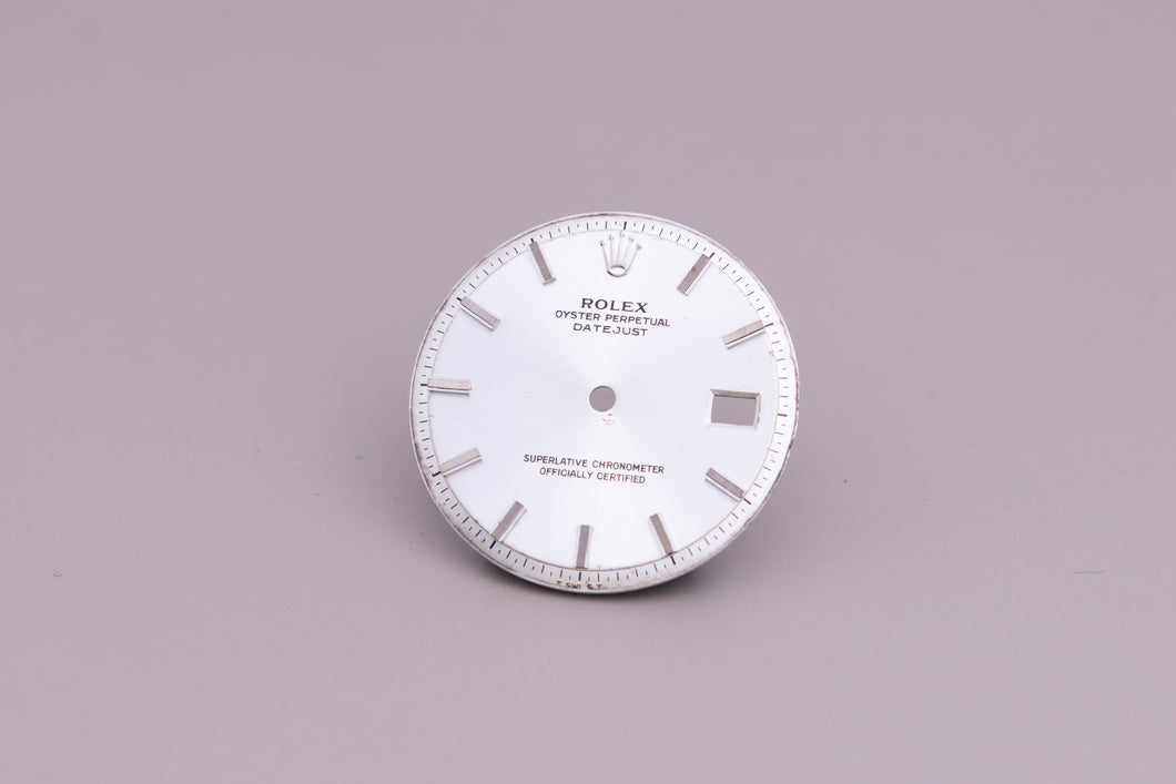 Rolex Mens Datejustsilver Stick Dial for 1601 - 1603 FCD14888