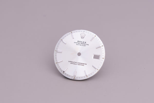 Load image into Gallery viewer, Rolex Mens Datejustsilver Stick Dial for 1601 - 1603 FCD14901
