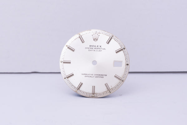 Load image into Gallery viewer, Rolex Mens Datejustsilver Stick Dial for 1601 - 1603 FCD14912
