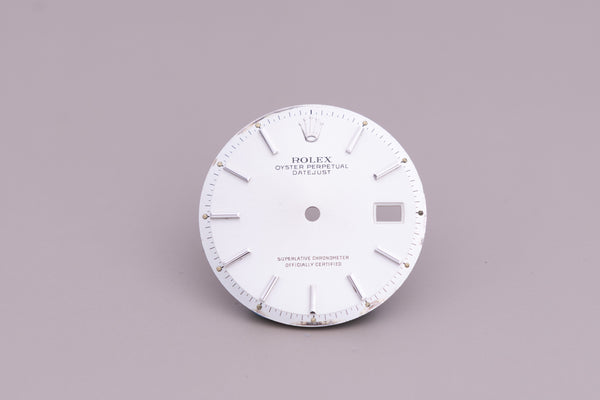 Load image into Gallery viewer, Rolex Mens Datejustsilver Stick Dial for 1601 - 1603 FCD14919
