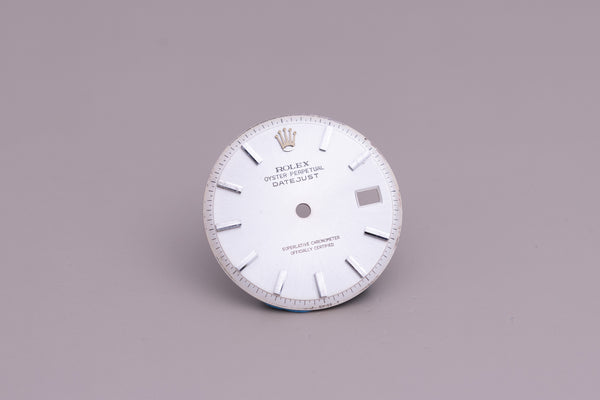 Load image into Gallery viewer, Rolex Mens Datejustsilver Stick Dial for 1601 - 1603 FCD14926
