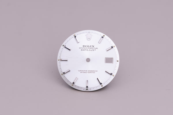 Load image into Gallery viewer, Rolex Mens Datejustsilver Stick Dial for 1601 - 1603 FCD14946
