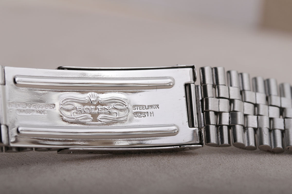 Rolex Stainless Steel 20mm 6251 Jubilee Bracelet 55 Endpices