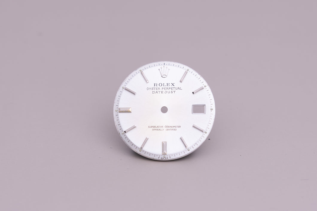 Rolex Mens Datejust silver Stick Dial fat 6 and 9 for 1601 - 1603 FCD15159