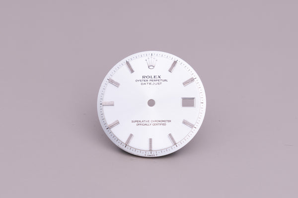 Load image into Gallery viewer, Rolex Mens Datejust Silver Stick Dial for 1601 - 1603 FCD15251
