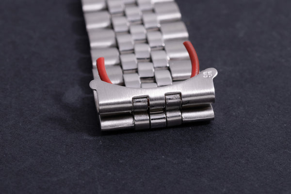 Load image into Gallery viewer, Rolex 20mm Stainless Steel Folded Link Jubilee bracelet 55 ends w/ 6251H Buckle FCD15402

