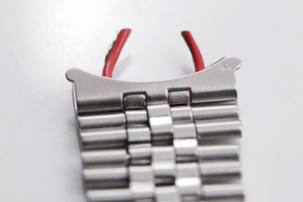 Load image into Gallery viewer, Rolex 20mm Stainless Steel Folded Link Jubilee bracelet 55 ends FCD15408
