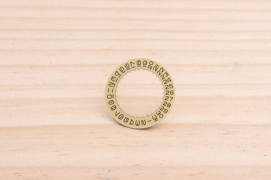 Mens Champagne Calandar Disc for caliber 3035 FCD16247