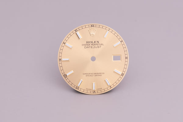 Load image into Gallery viewer, Rolex Mens Datejust New Style Champagne Lumi Stick Dial for 116233 FCD17028
