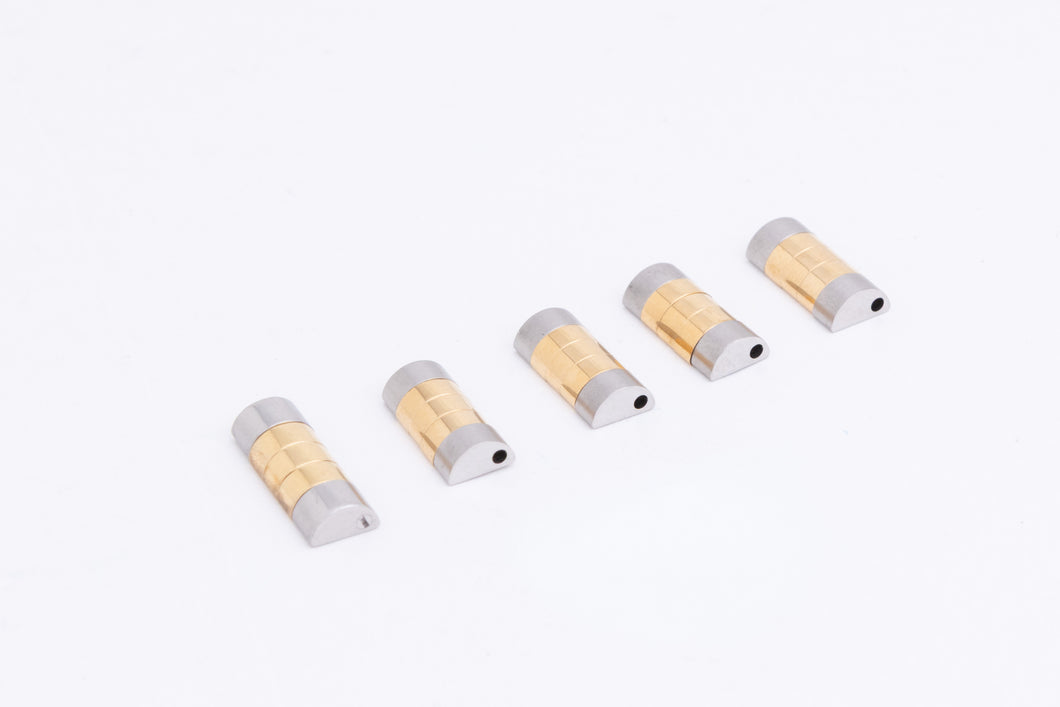 Rolex Midsize 18k/SS Jubilee links (10) 4 have no screws for model 68273-78273 FCD17422