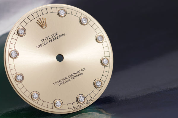 Load image into Gallery viewer, Rare Rolex Oyster Perpetual Diamond dial for model 1007 FCD18042
