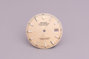 Rolex Mens Datejust New Style Champagne Lumi Stick Dial for 116233 FCD18142