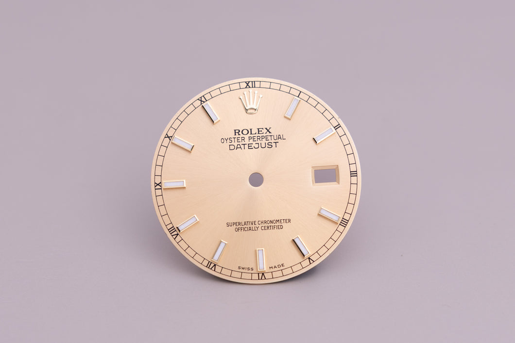 Rolex Mens Datejust New Style Champagne Lumi Stick Dial for 116233 FCD18142