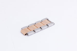 Rolex 18k Rose / Steel Oyster Links (1) FCD19295
