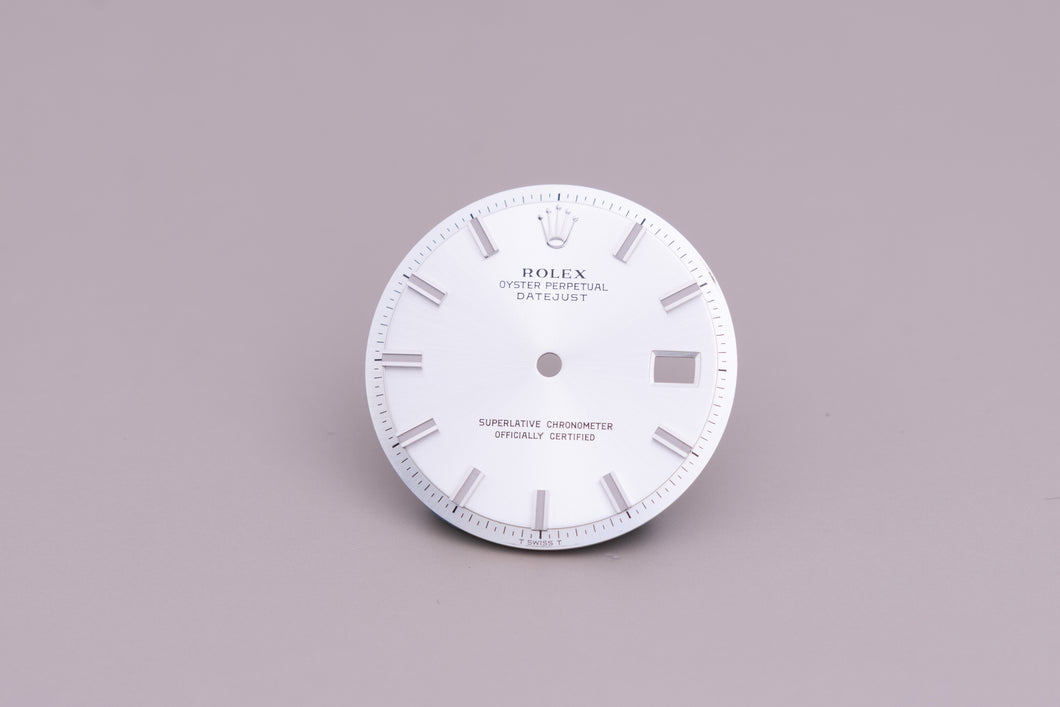 Rolex Datejust Silver Wide Boy Marker dial for model 1601 FCD21073