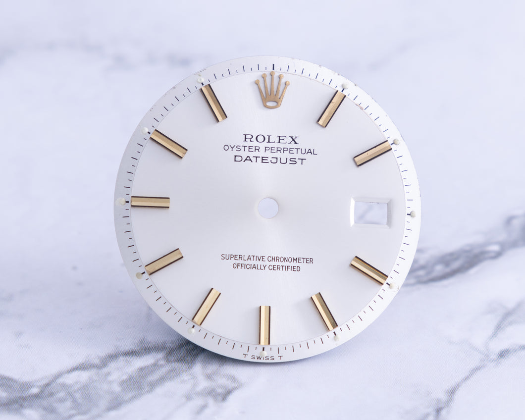 Rolex Datejust Silver Stick Marker Dial for model 1601 - 1603 FCD21803