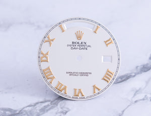 Rolex Day-Date II RG Cream Roman dial for model 218235 FCD21865