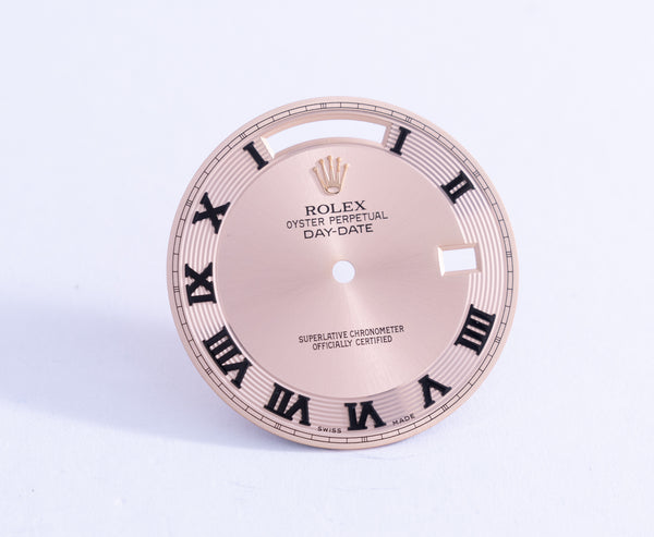 Load image into Gallery viewer, Rolex Day-Date II RG Concentric Rose Roman dial for model 218235 FCD21983
