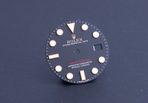Load image into Gallery viewer, Rolex Yachtmaster Black Dial for model 116655 FCD22007
