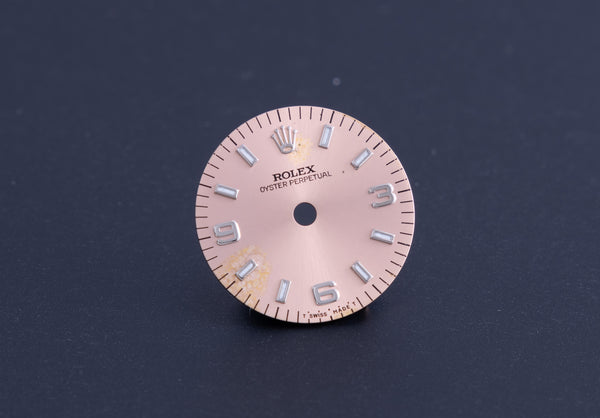 Load image into Gallery viewer, Rolex Oyster Perpetual Pink Arabic dial for model 76080 FCD22083
