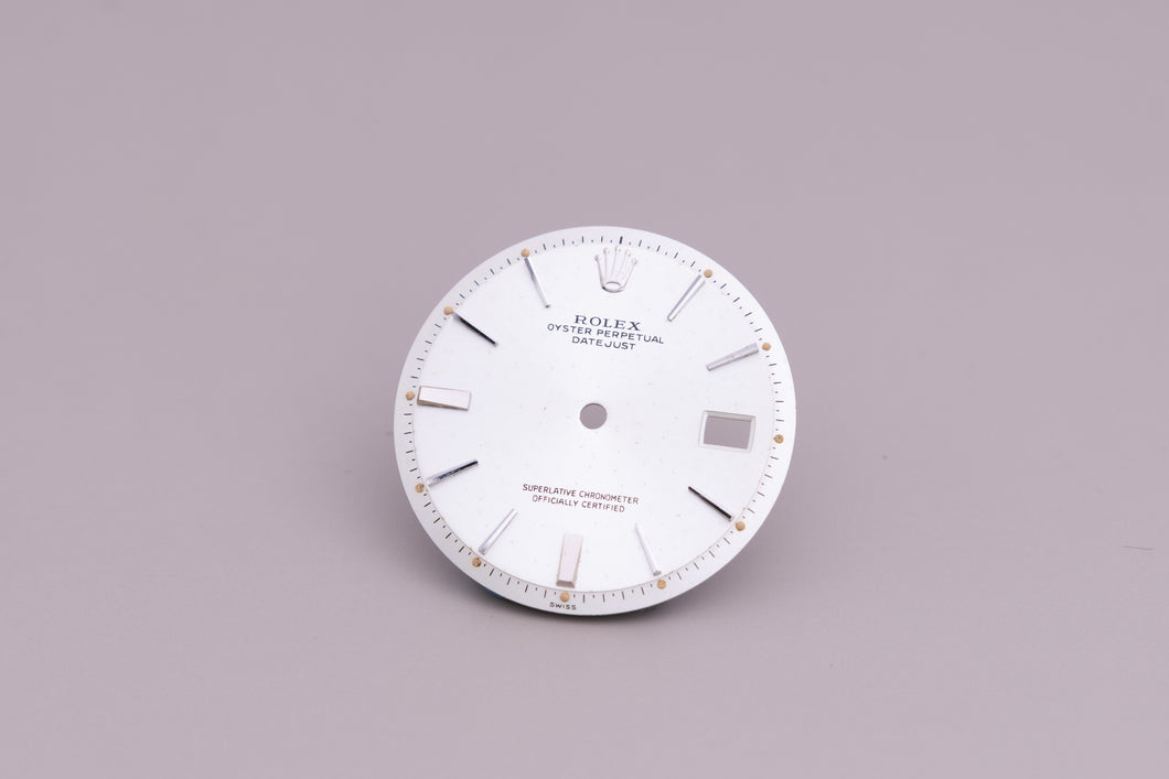 Rolex NQ Datejust Silver Wide 6-9 Stick Dial for 1600 - 1601 FCD22137