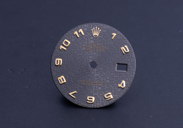 Load image into Gallery viewer, Rolex Datejust Charcoal Jubilee Arabic Dial for 16233 FCD22152
