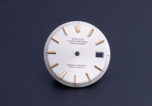 Rolex NQ Datejust ROSE GOLD Silver Stick Dial for 1601 FCD22176