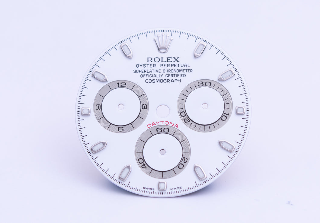 Rolex Daytona White Luminova APH Dial for model 116520 FCD22250