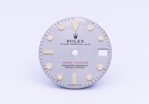 Load image into Gallery viewer, Rolex Midsize Slate Yachtmaster Dial for model 16823/8 FCD22387
