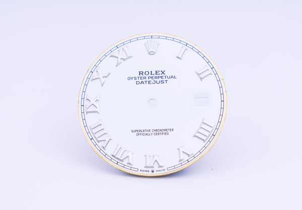 Load image into Gallery viewer, Rolex Datejust 41 White Roman Dial for 126334 - 126300 FCD22390
