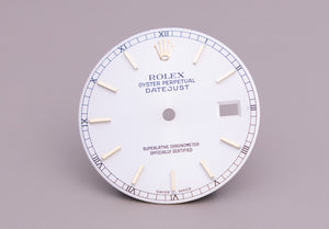 Rolex Datejust Silver stick dial for model 16233 FCD22509