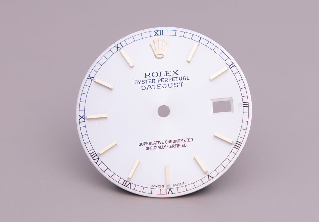 Rolex Datejust Silver stick dial for model 16233 FCD22509
