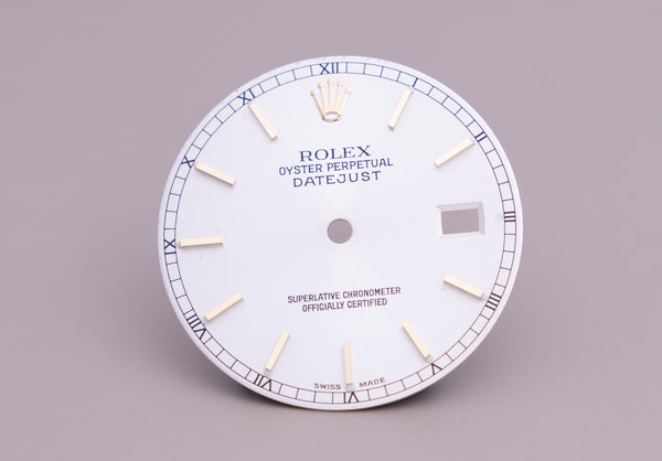Load image into Gallery viewer, Rolex Datejust Silver stick dial for model 16233 FCD22509
