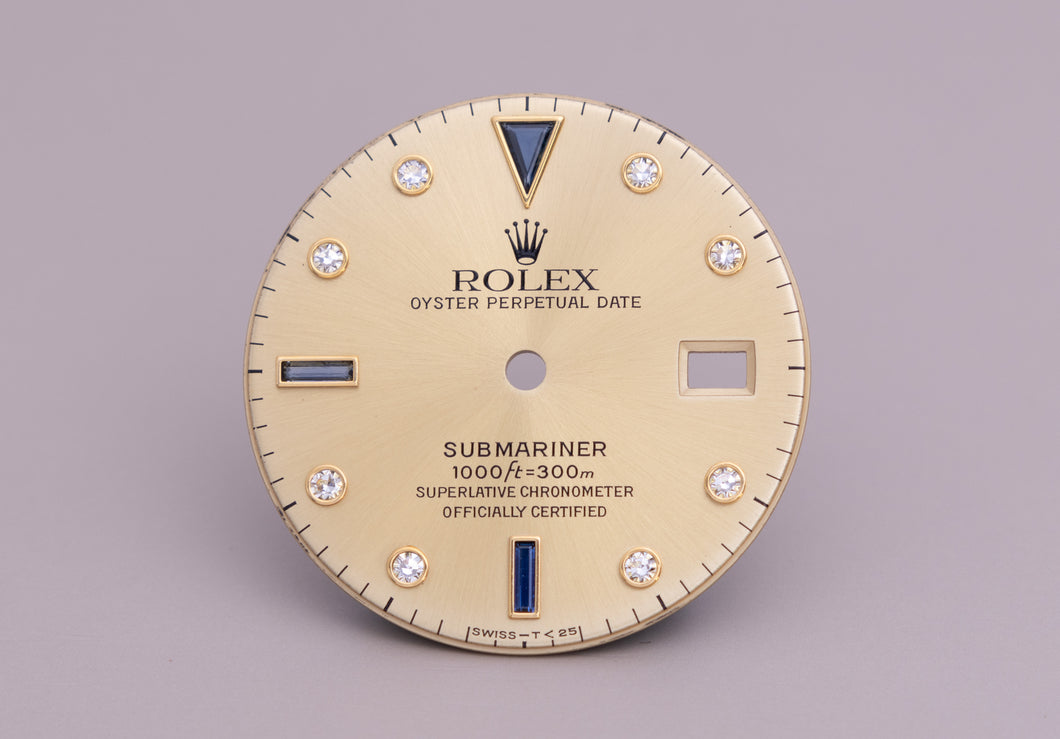 Rolex Submariner T<25 Champagne Serti Dial for model 16613 - 16618 FCD22522