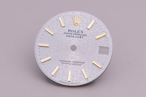 Rolex Datejust Midsize slate jubilee stick marker dial for 68273 FCD22575