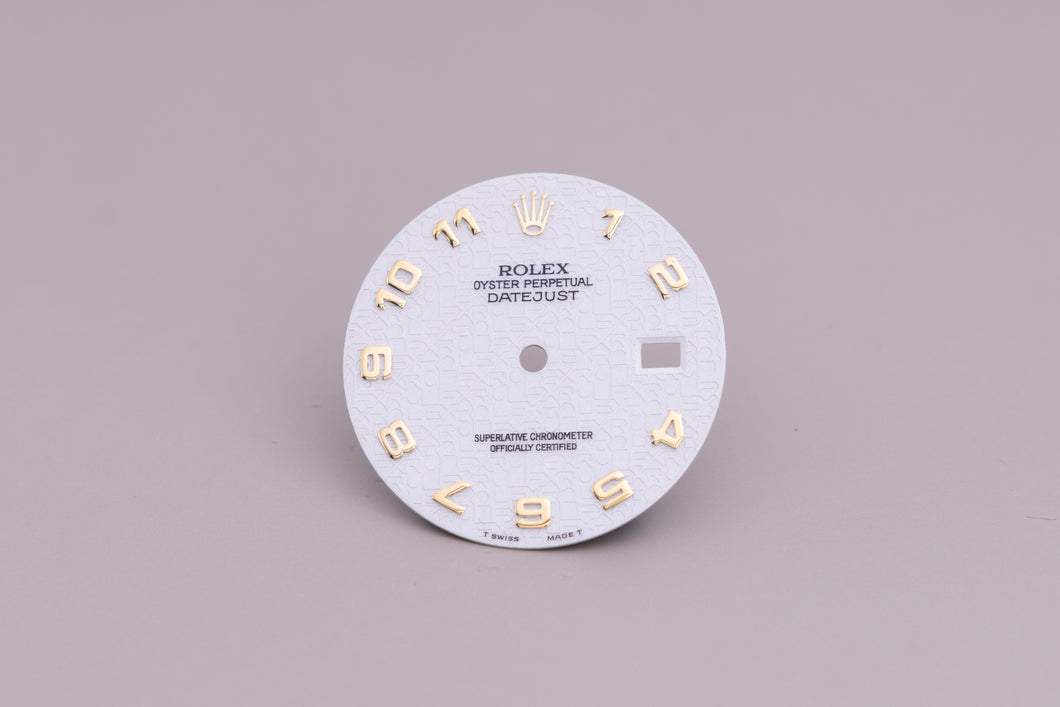 Rolex Datejust Ivory Arabic Jubilee Dial for model 16233 FCD23571
