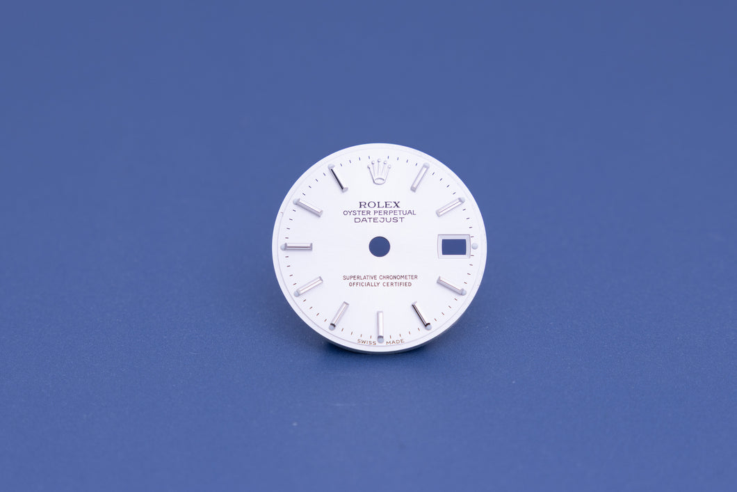 Rolex Datejust Silver Stick marker dial for model 69174 FCD23606
