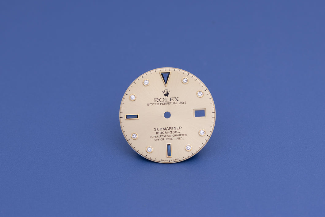 Rolex Submariner T<25 Champagne Serti Dial for model 16613 - 16618 FCD23616