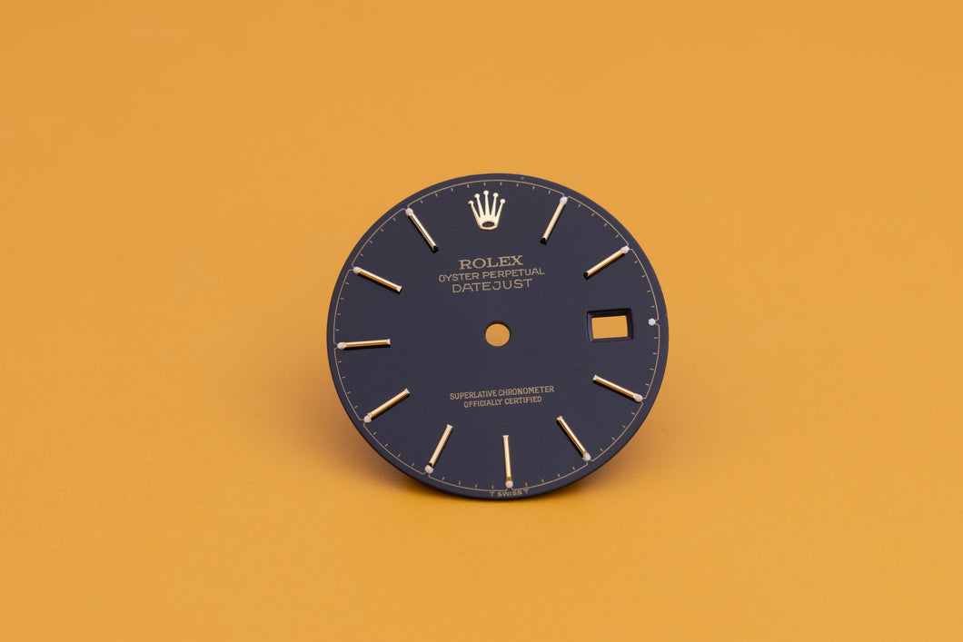 Rolex Datejust Black Stick Marker Dial for model 16013 FCD23708